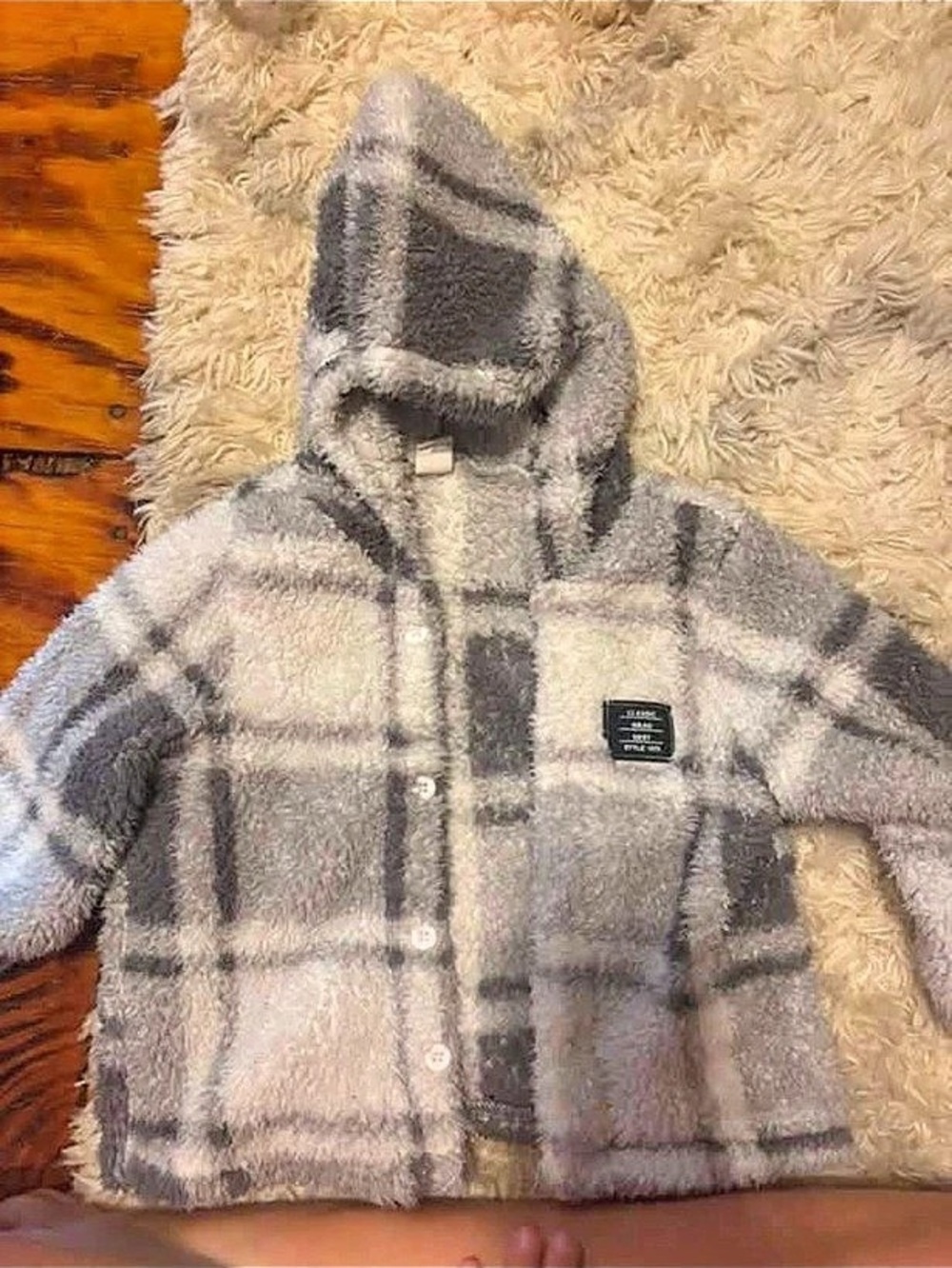 Plaid Hooded Jacket